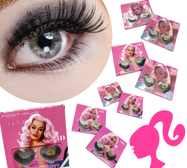 12 Pestanas Barbie 9.10 c u Amores Oficial