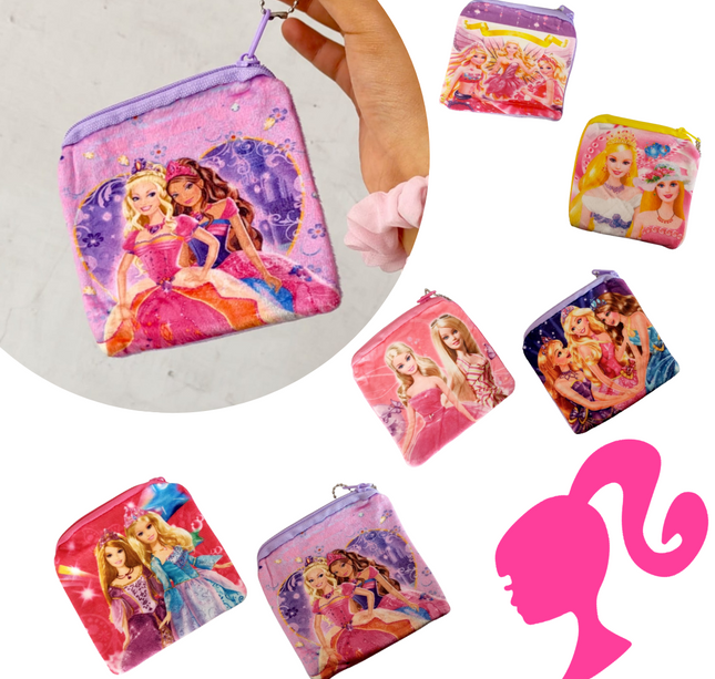 12 Monederos Barbie Grande Peluche $6.5 c/u