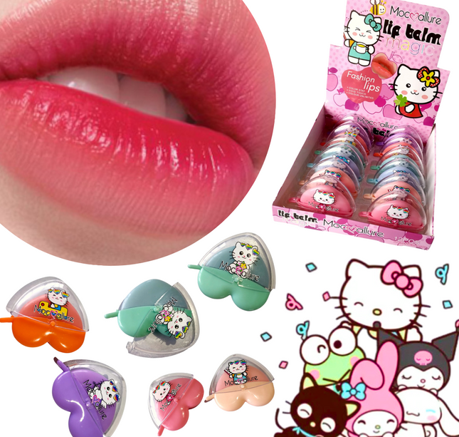 12 Balsamos De Labios Kitty $7.50 c/u