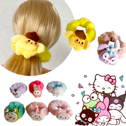 12 Scrunchie Dona Sanrio $6.50 c/u