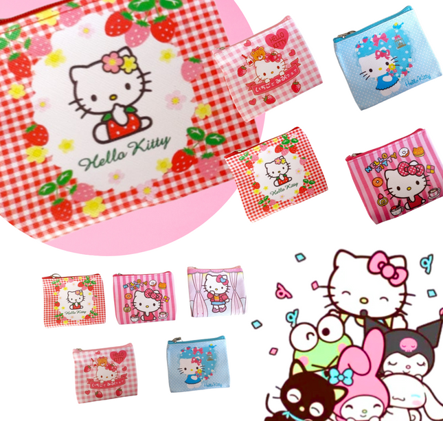 12 Monederos Hello Kitty $5.44 c/u