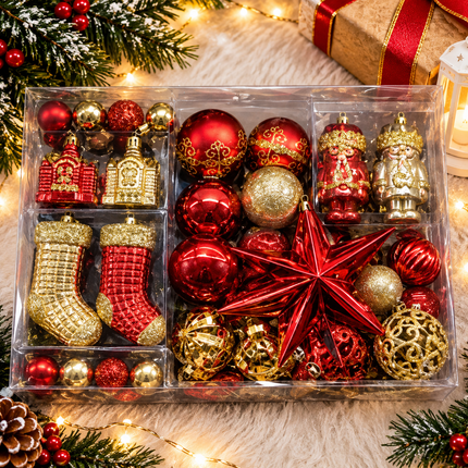 SET DE DECORACIÓN PARA DECORAR ARBOL NAVIDEÑO $869.00 C/U