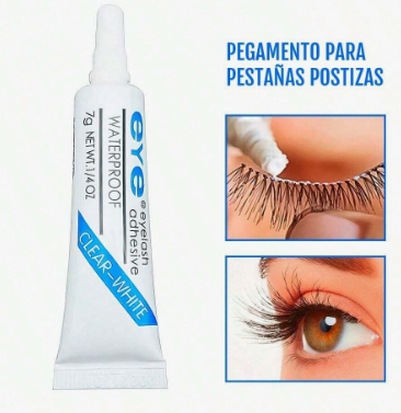 12 Pares de pegamentos para pestañas $3.9 c/u