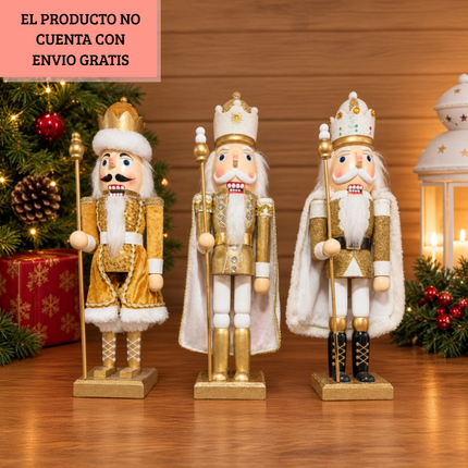 Exclusivo Tienda en linea 💥💎 Cascanueces 3 Modelos Diferentes Dorados $798.40 C/U