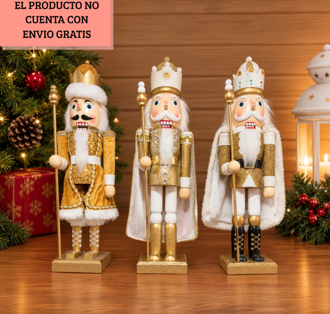 Exclusivo Tienda en linea 💥💎 Cascanueces 3 Modelos Diferentes Dorados $798.40 C/U