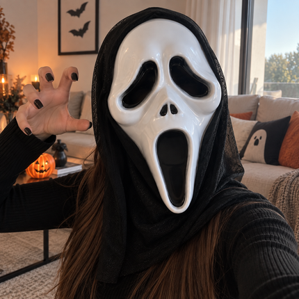 12 Mascara Halloween Scream $13.5 c/u