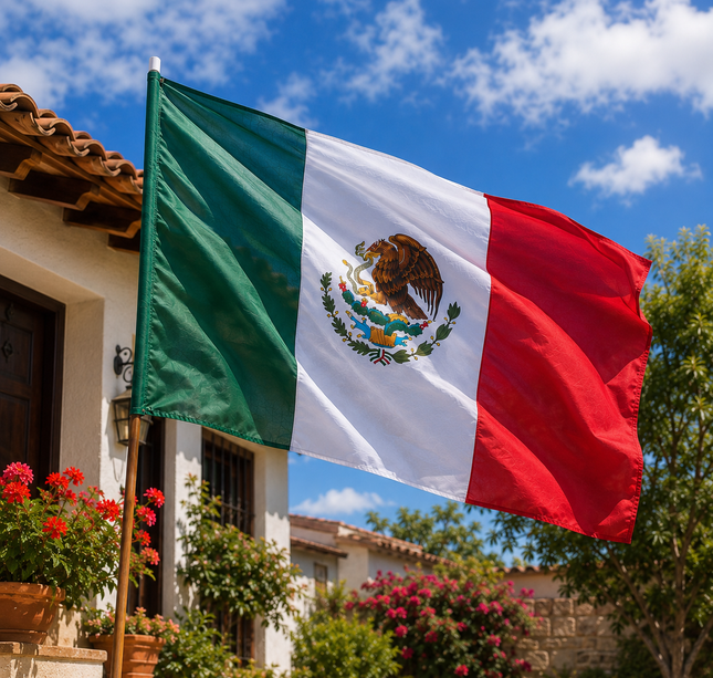 3 Banderas de México 150cm * 85cm $45 c/u