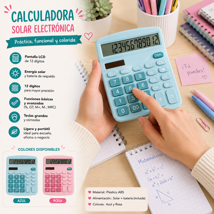 3 Calculadora Cute Escolar $60 c/u