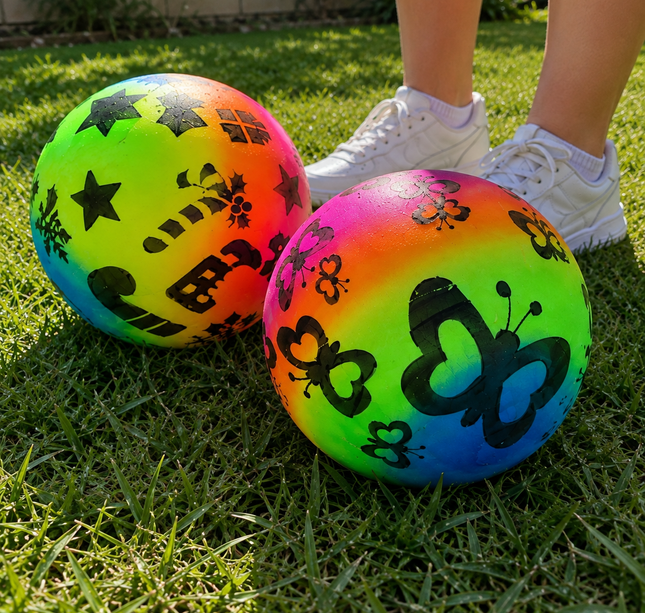 12 Pelotas de Plastico Mariposas $8.9 c/u