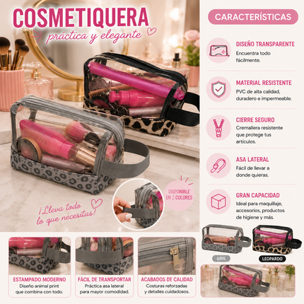 Exclusivo Tienda en linea 💥💎Cosmetiquera Grande Animal Print