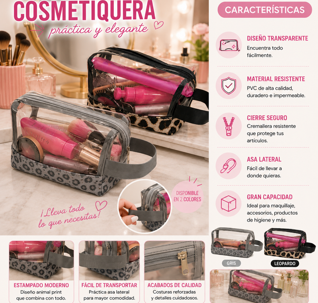 Exclusivo Tienda en linea 💥💎Cosmetiquera Grande Animal Print