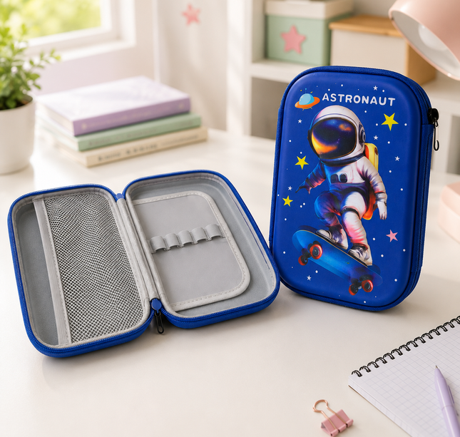 3 Lapicera/Estuchera 3D Infantil Grande $50 c/u
