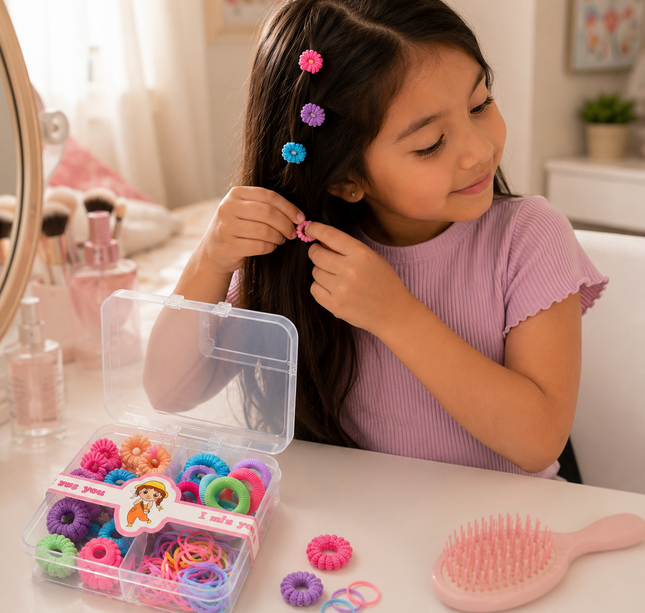 Exclusivo Tienda en linea 💥💎12 Cajitas Accesorios para Cabello Donas, Ligas y Piojitos $10.5 c/u