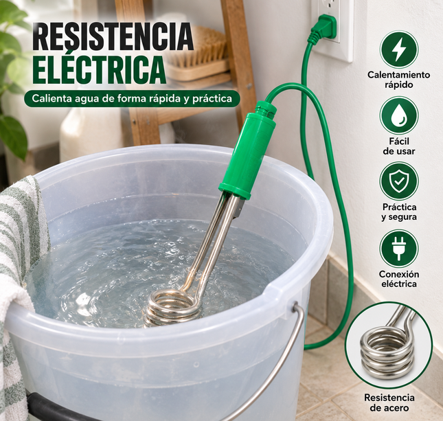 Exclusivo Tienda en linea 💥💎Resistencia Electrica para Calentar Agua