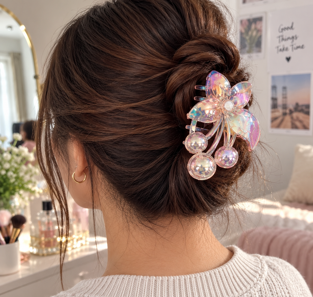 Exclusivo Tienda en linea 💥💎12 Pinzas Cristalinas con Flores $14 c/u