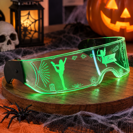 Lentes con Luces para Disfraces de Halloween