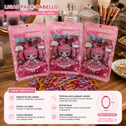 Exclusivo Tienda en linea 💥💎12 Bolsas de Ligas Muñequita Hermosa $3.5 c/u