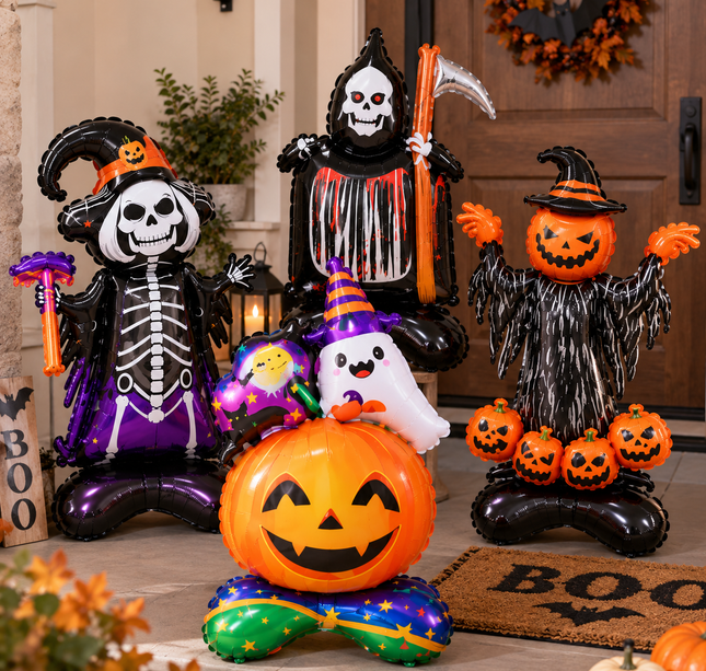 3 Globo Halloween Grande para Decoración $36 c/u