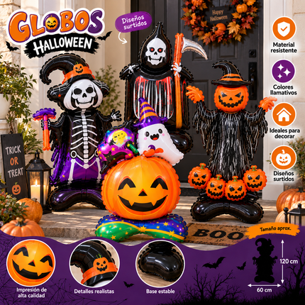 3 Globo Halloween Grande para Decoración $36 c/u