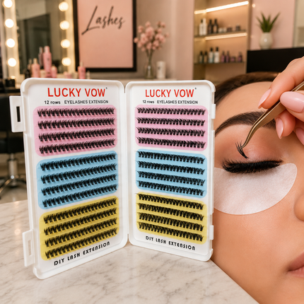 3 Clústeres de Extensiones Postizas en 3 Tamaños $75 c/u