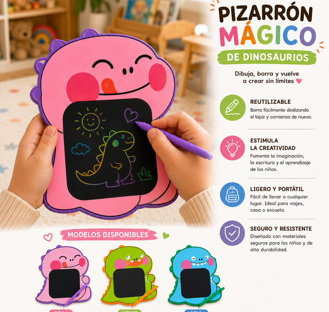 3 Tableta Dinosaurio Magica Hermosa $45 c/u