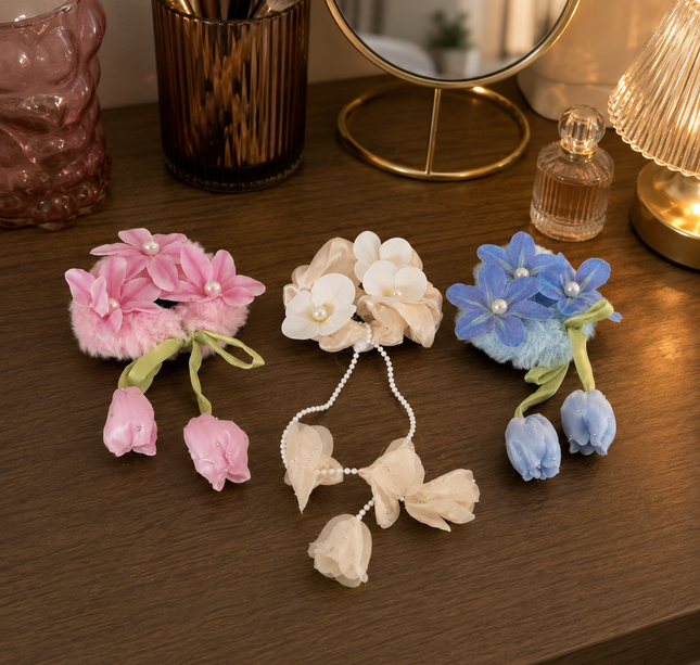 12 Donas Coquette con Tulipanes y Flores Hermosas $13.5 c/u