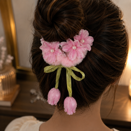12 Donas Coquette con Tulipanes y Flores Hermosas $13.5 c/u