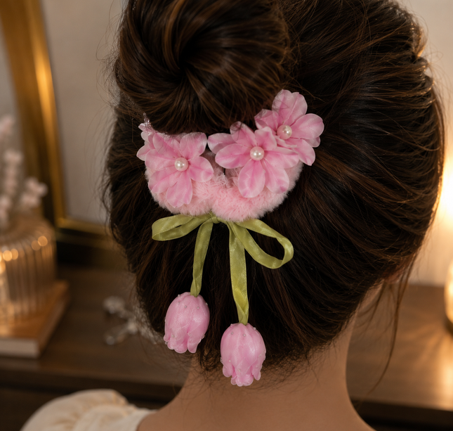 12 Donas Coquette con Tulipanes y Flores Hermosas $13.5 c/u
