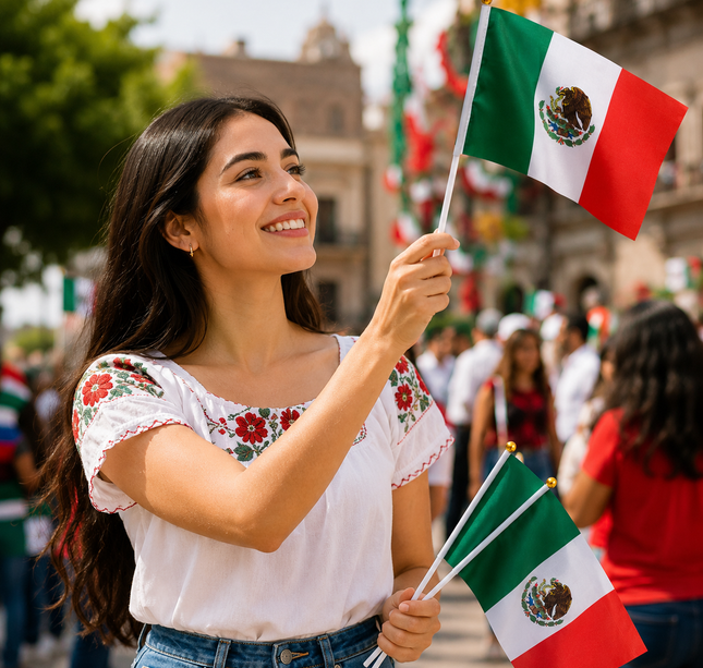12 Banderas Mexicanas Mundialistas Chicas $4.5 c/u