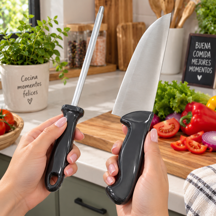 Exclusivo Tienda en linea 💥💎Sets Cocina, Cuchillo Grande y Afilador