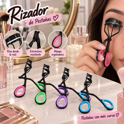 10 Enchinador de Pestañas Negro Colores $6 c/u