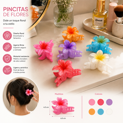 Exclusivo Tienda en linea 💥💎12 Pinzas Mini Hawainas Lindas $4.5 c/u