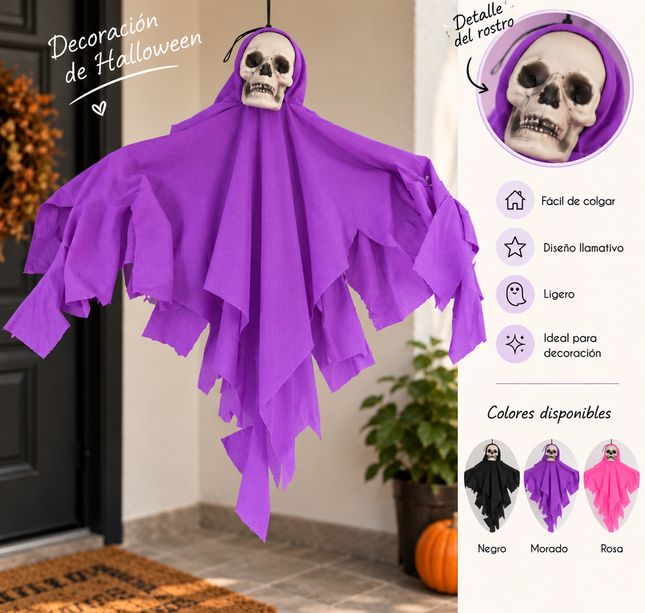 3 Decoracion Halloween Colgante $36 c/u