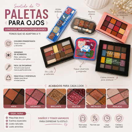 Surtido de Sombras para Ojos Modelos Diferentes