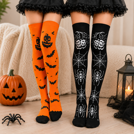 6 Medias Halloween para Disfraces $35 c/u