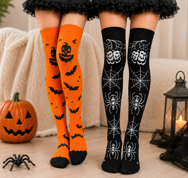 6 Medias Halloween para Disfraces $35 c/u