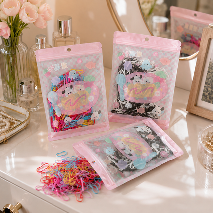 Exclusivo Tienda en linea 💥💎12 Bolsas Ligas "CUTES" Resellables $4.9 c/u