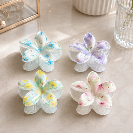 Exclusivo Tienda en linea 💥💎12 Pinzas Hawainas con Flores Decorados $7.9 c/u