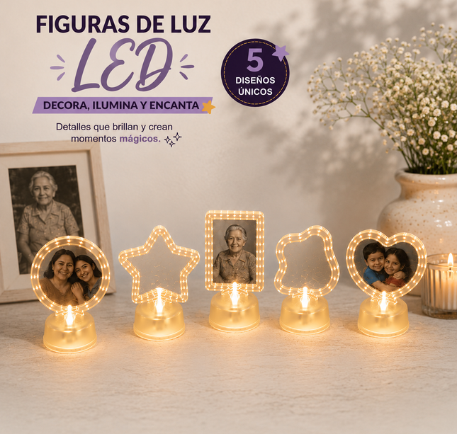 24 Lamparas de Figuras para Ofrenda $11.5 c/u