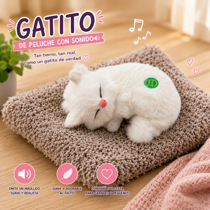 3 Gatitos con Alfombra para Decorar incluye sonido $60 c/u