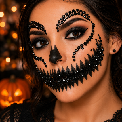 12 Stickers facial Halloween $11 c/u