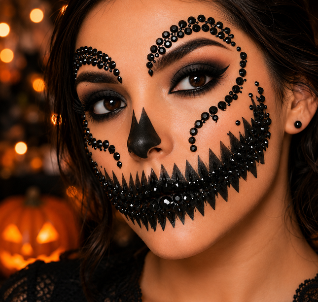 12 Stickers facial Halloween $11 c/u