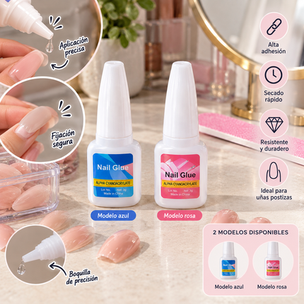 Exclusivo Tienda en linea 💥💎12 Pegamentos para Uñas Liquido $10 c/u