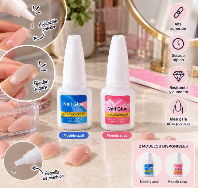 Exclusivo Tienda en linea 💥💎12 Pegamentos para Uñas Liquido $10 c/u