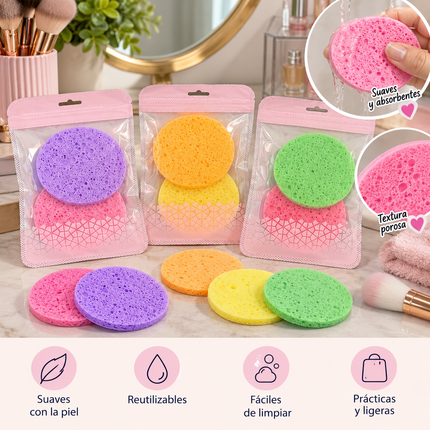 Exclusivo Tienda en linea 💥💎12 Dúos de Esponjas para Maquillaje $10 c/u