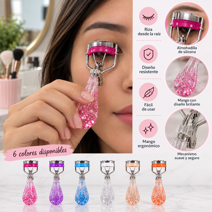 Exclusivo Tienda en linea 💥💎12 Rizadores de Pestañas con Puntos y Cepillo Incluido $19 c/u