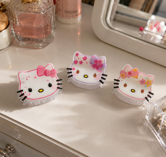 12 Pinzas Kitty Cabecita Hermosas $11.9 c/u