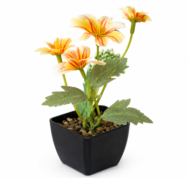 Exclusivo Tienda en linea 💥💎3 Maceta con Flores Mini Decoración $30 c/u