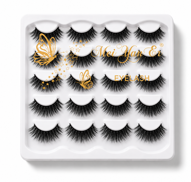 Exclusivo Tienda en linea 💥💎Paquete de 10 Pestañas Postizas Individuales