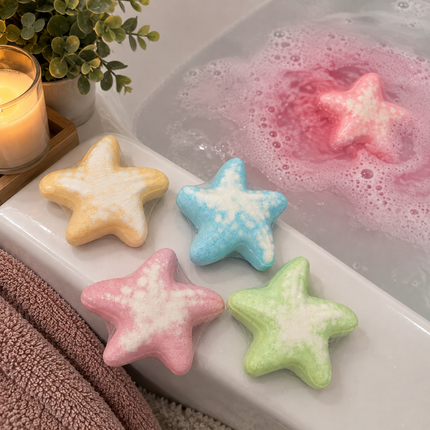 6 Bomba de Baño en forma de Estrellas de Mar $25 c/u